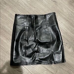 Free people Faux Leather Skirt